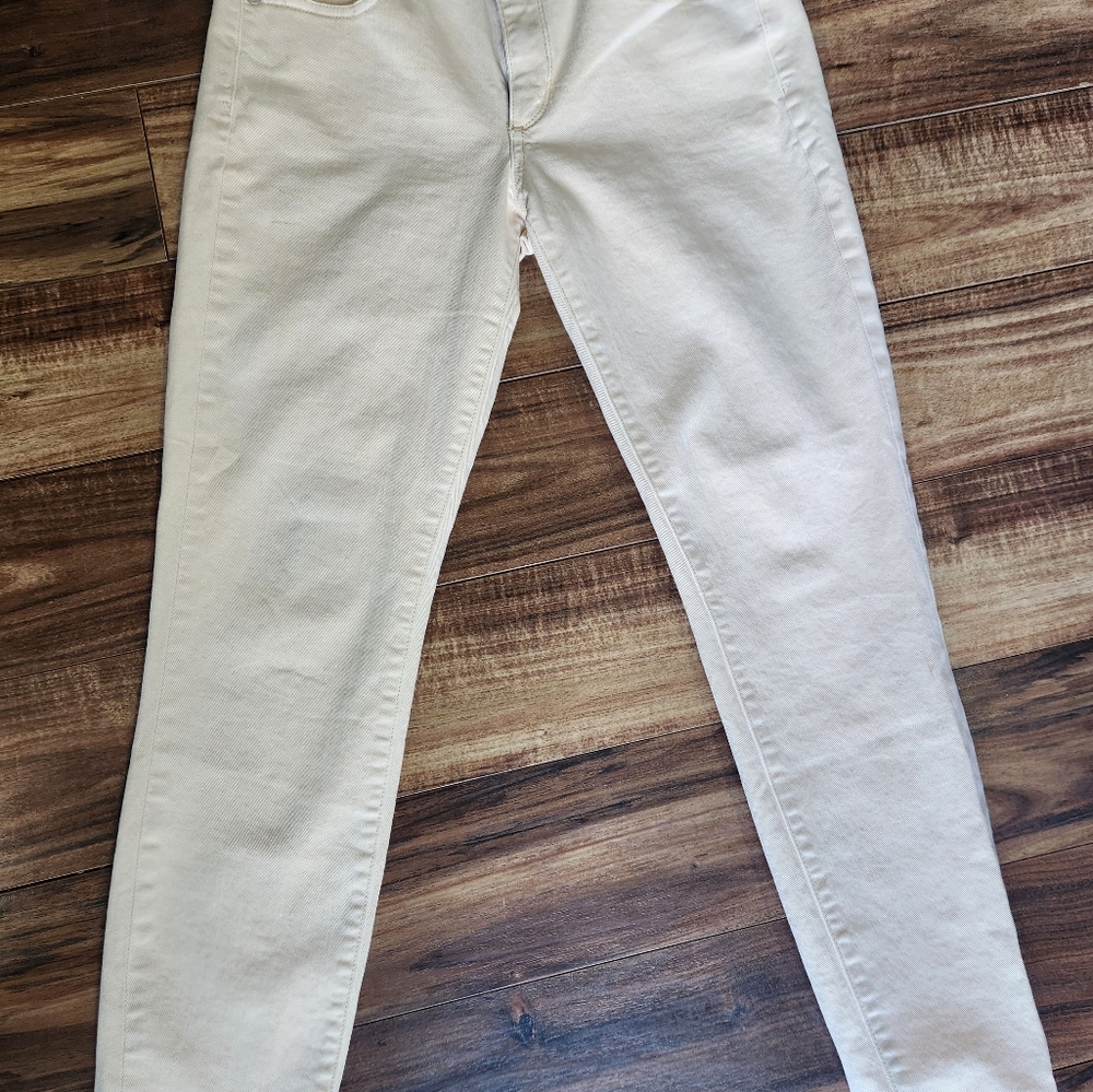 GAP Women's Cream Jeans